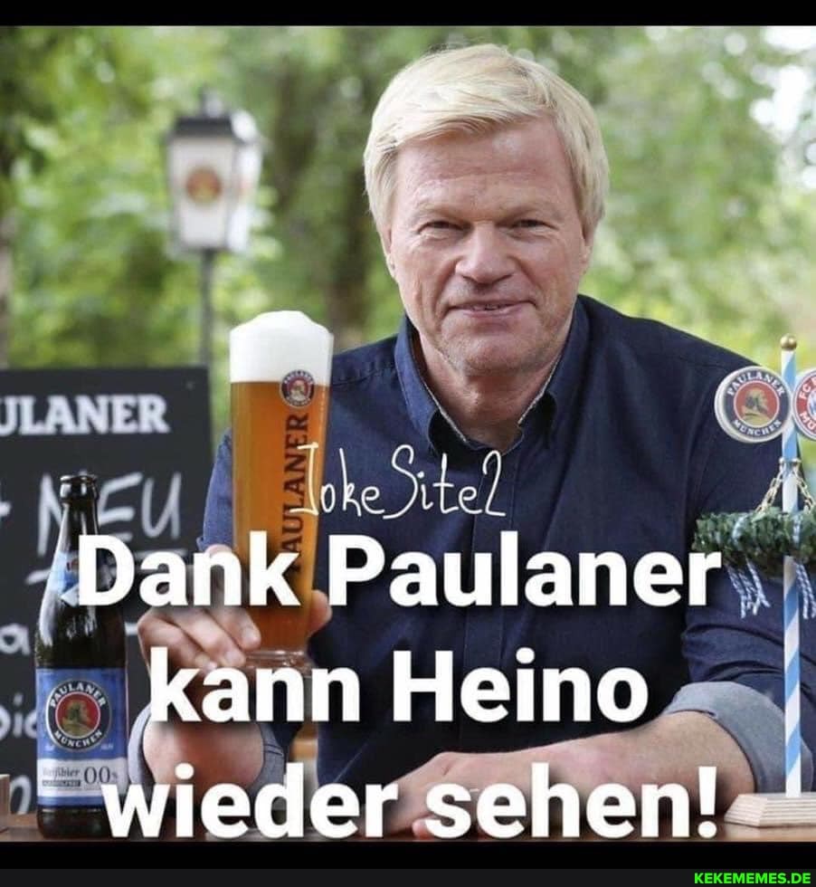 Dank Paulaner kann Heino in wieder sehen!