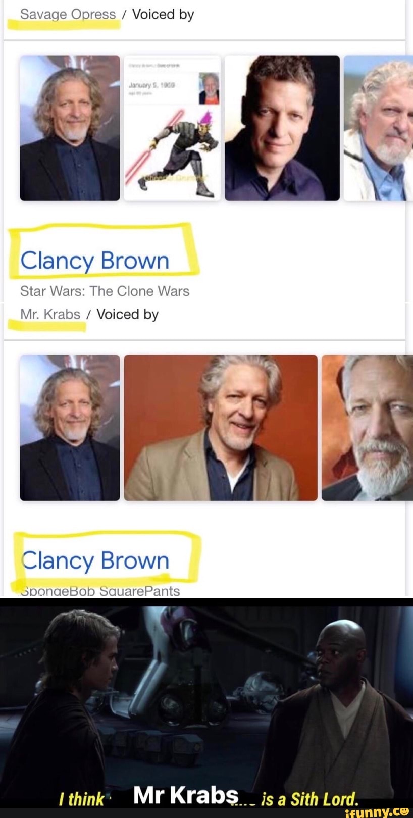 clancy brown star wars