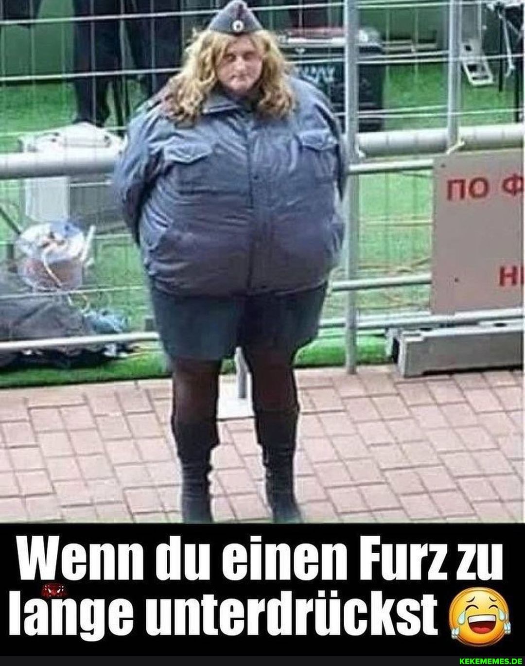 Wenn du einen Furz zu lange unterdrückst &