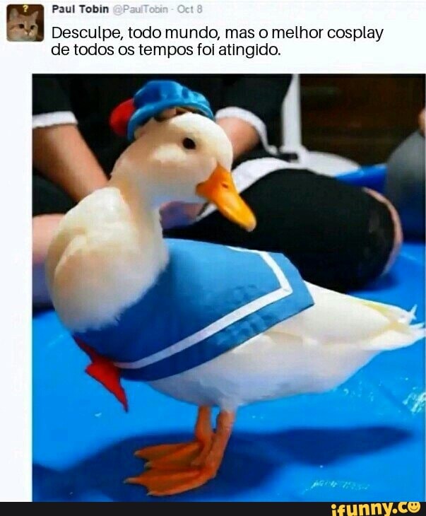 e RC x I Desculpe, todo mundo, mas o melhor cosplay
de todos os tempos foi atingido.