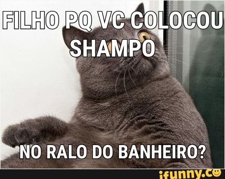 NO RALO DO BANHEIRO?