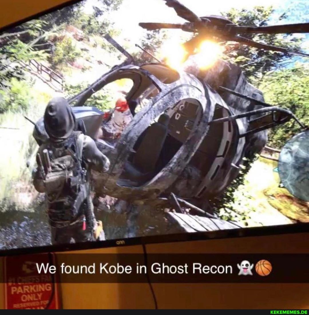 We found Kobe in Ghost Recon