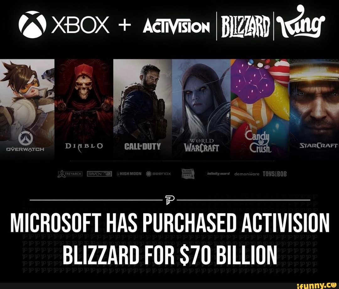 xbox bought blizzard