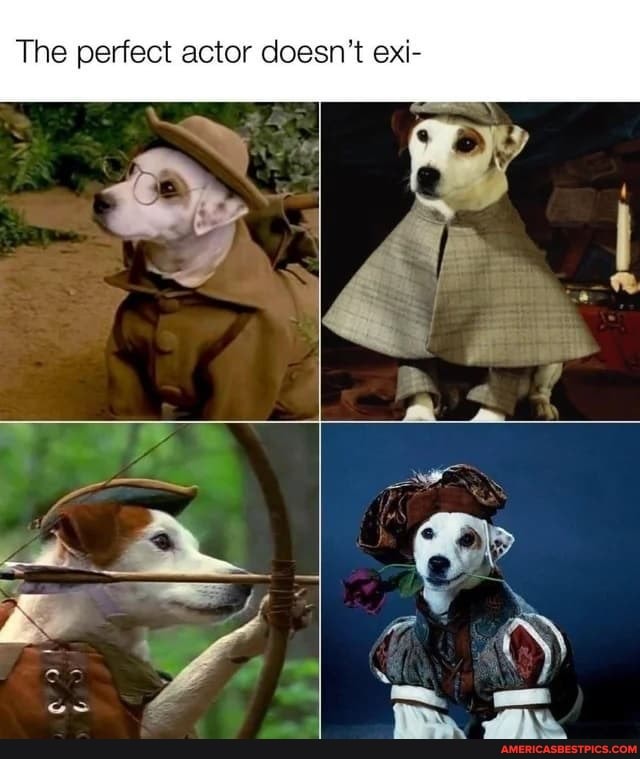 The perfect actor doesn't exi-
we