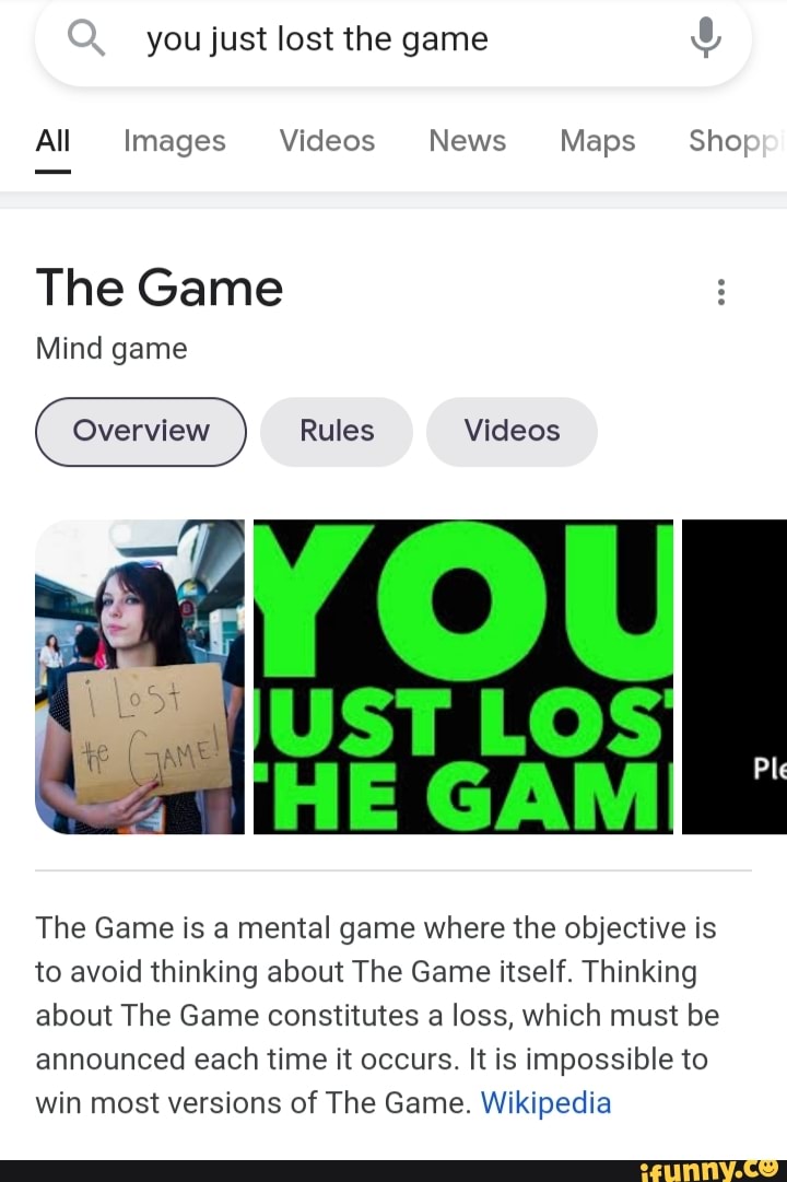 The Game (mind game) - Wikipedia