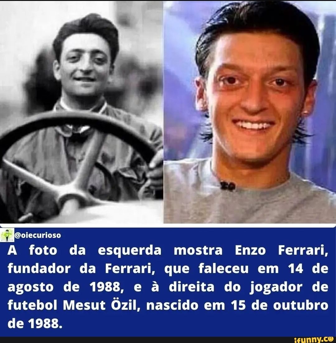 Moiecurioso foto da esquerda mostra Enzo Ferrari, fundador da Ferrari ...