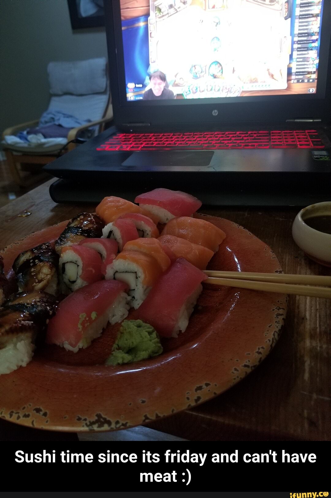 Sushi time since its friday and can't have - Sushi time since its friday and can't have meat :)