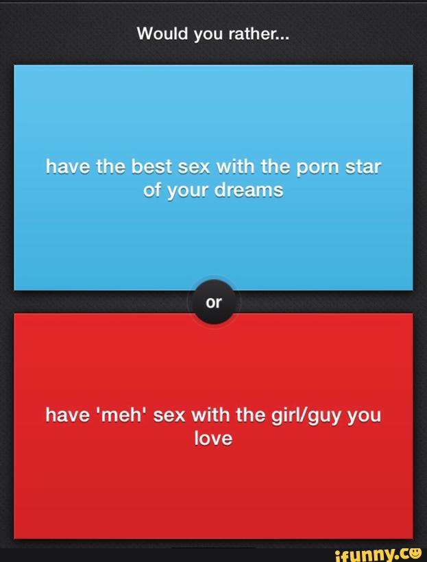 sexual would you rather