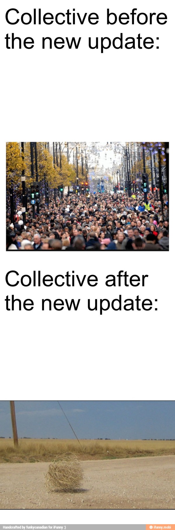 Collective before
the new update:
Collective after
the new update: