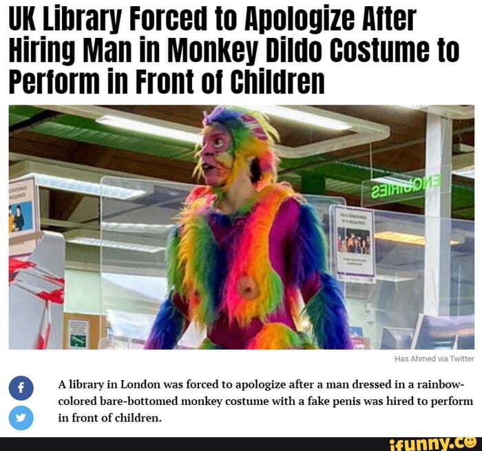 library monkey costume