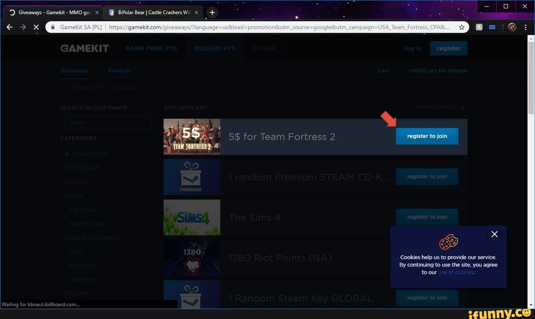 scam tf2 teamfortress2 ripoff phishing gamekit D Giveaways