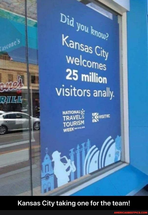 SS City
VISItors anally,
NATIONALY
Kansas City taking one for the team! - Kansas City taking one for the team!