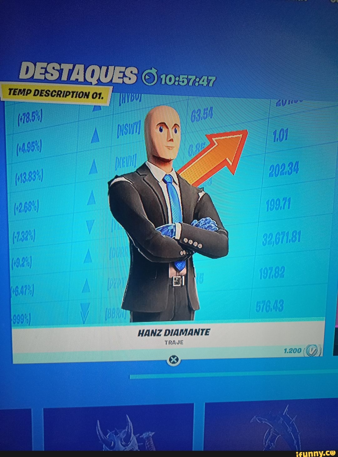 DESTA
HANZ DIAMANTE
TRAJE