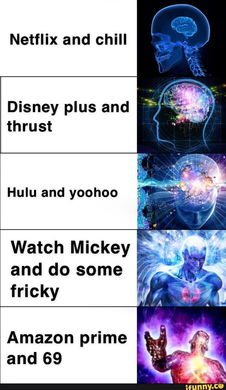Netflix And Chill Disney Plus And Thrust Amazon Prime And 69 Ifunny