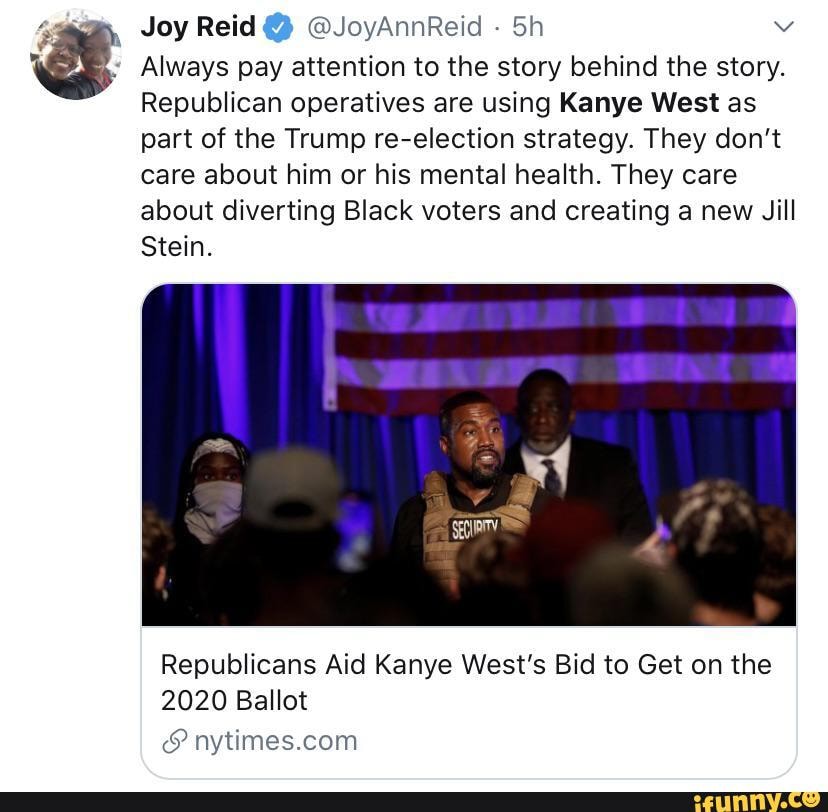 Joy Reid Joyannreid Always Pay Attention To The Story Behind The