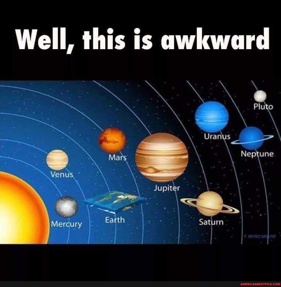 Well, this is awkward
\ wet
\ Pluto
\ \ \
Uranus
\ <
\ \ Neptune
Jupiter
Saturn