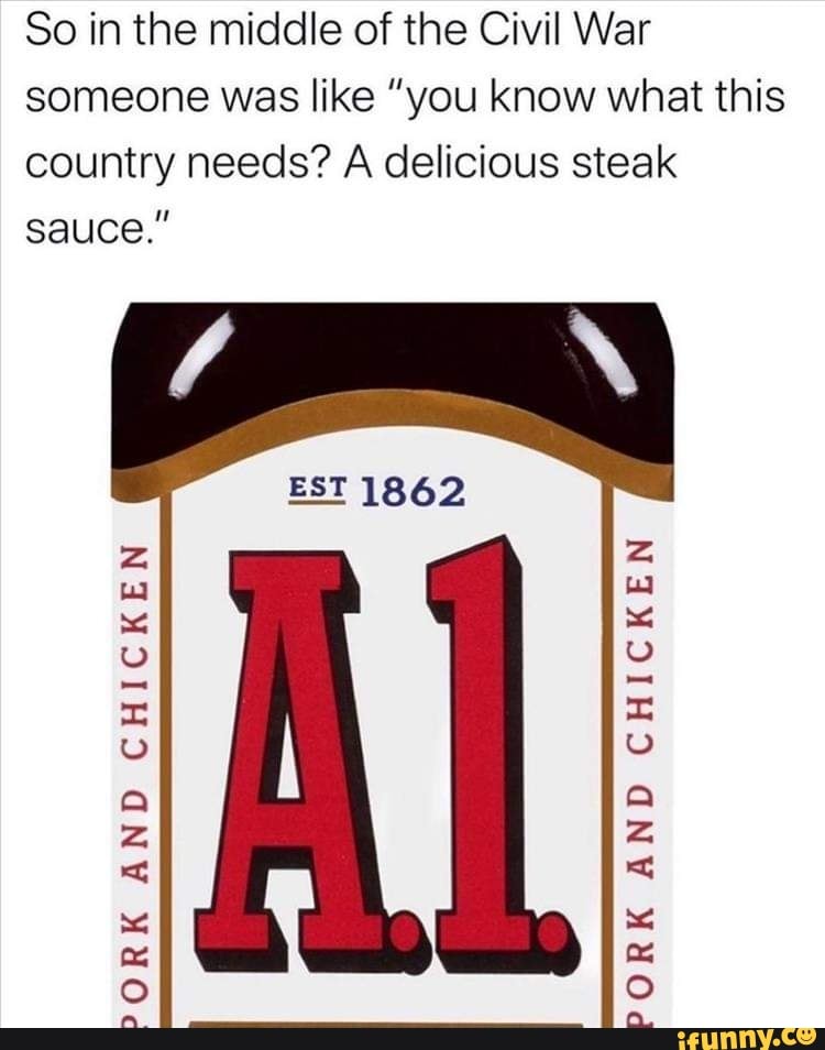 So in the middle of the Civil War someone was like "you know what this