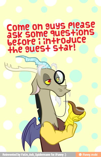 Come on guys Please
ask some questions
before i
introduce
the guest Star!