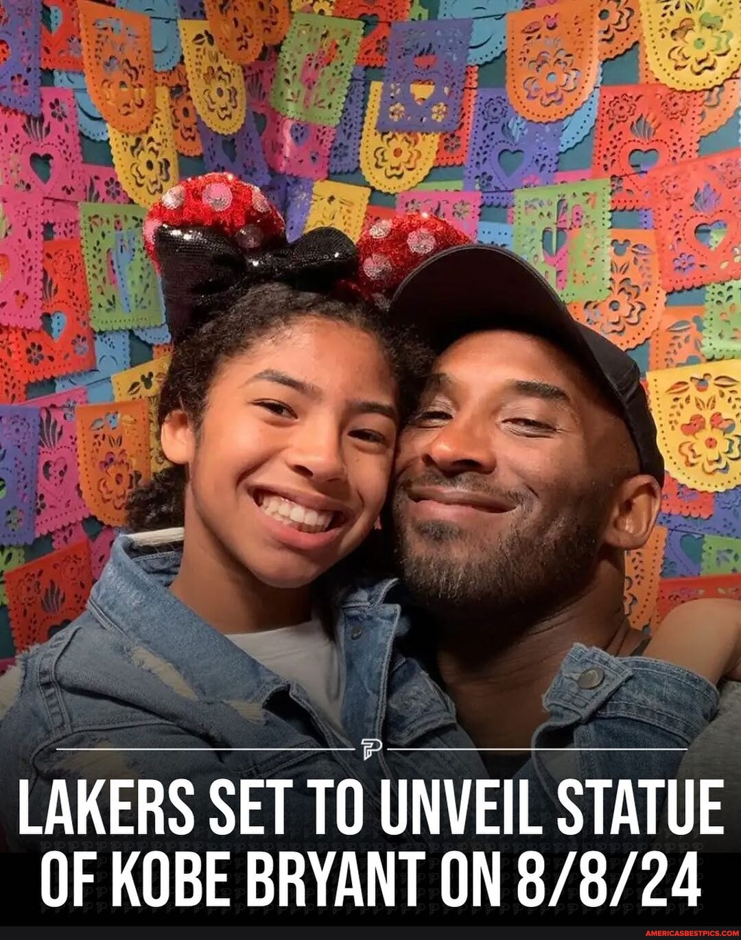 PUT IT IN YOUR CALENDARS 🥹 KOBE AND GIGI BRYANT WILL HAVE A STATUE OUTSIDE  STAPLES CENTER 🙏🖤 (Via Daily Mail)