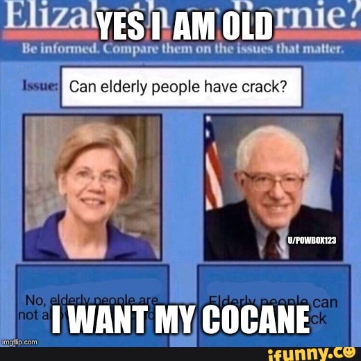 old people on crack