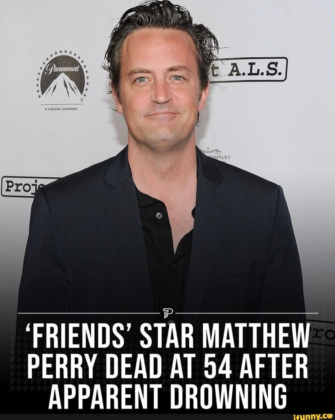 'FRIENDS' STAR MATTHEW PERRY DEAD AT 54 AFTER APPARENT DROWNING - IFunny