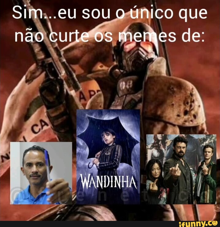 Simeu Sou O único Que Não Curte Os Memes De Wandinha