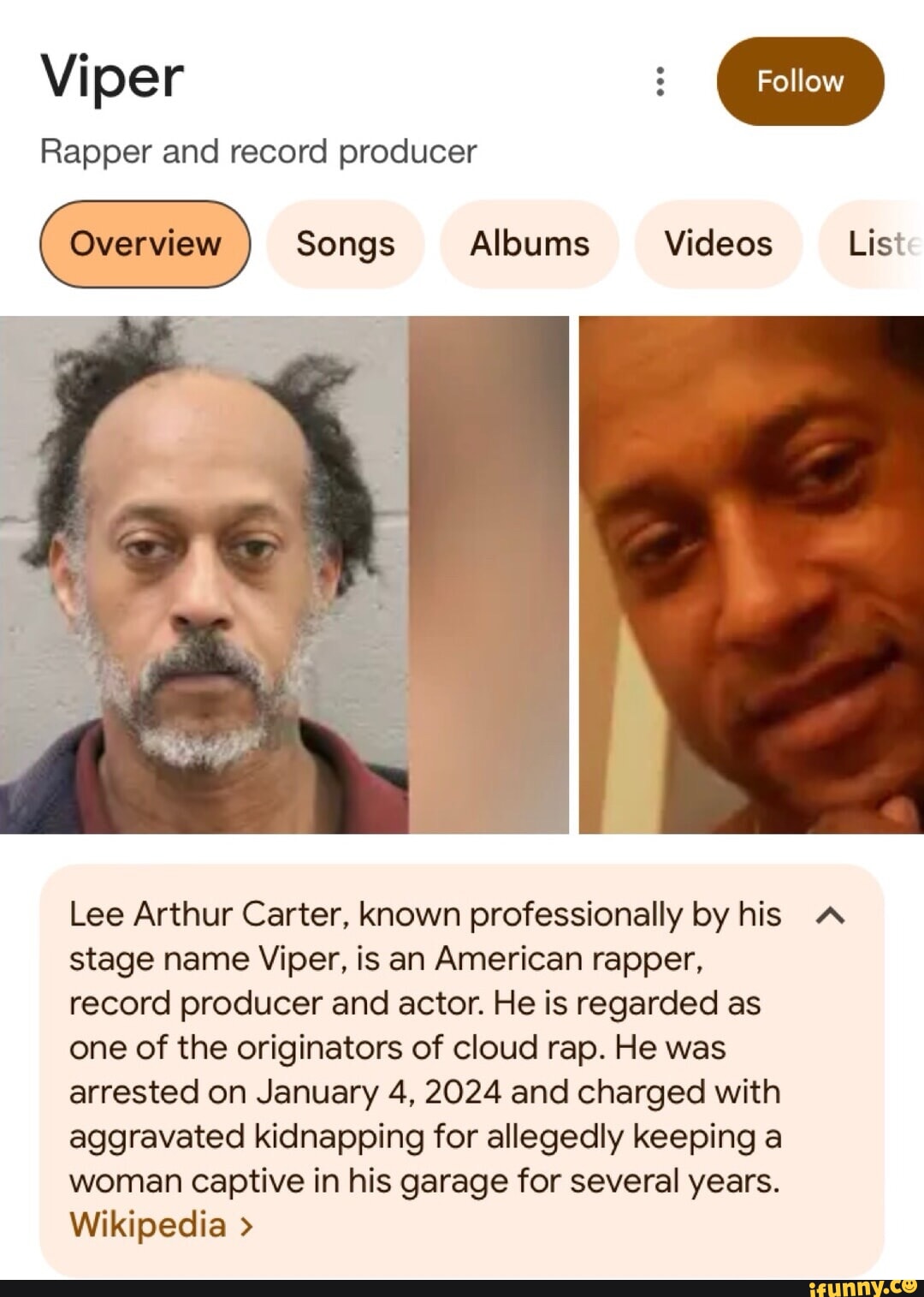 Viper Rapper and record producer Songs Albums Videos List Lee Arthur ...