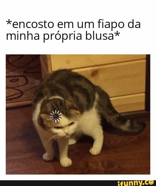*encosto em um fiapo da minha própria blusa*