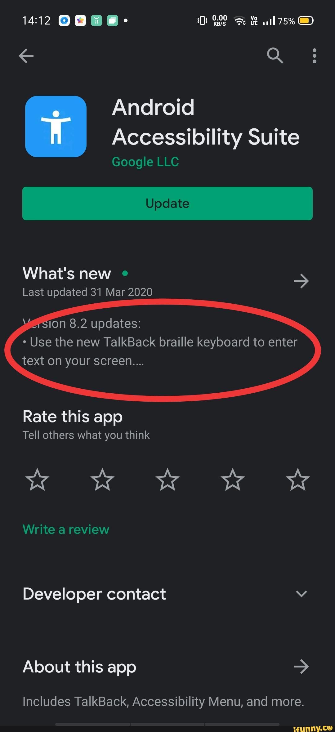 Q : 1412 Android Accessibility Suite Google LLC Update What's new Last ...