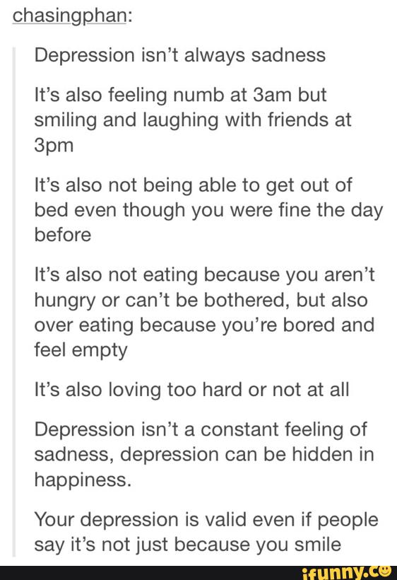 Çhasingphan: Depression isn’t always sadness It’s also feeling numb at ...