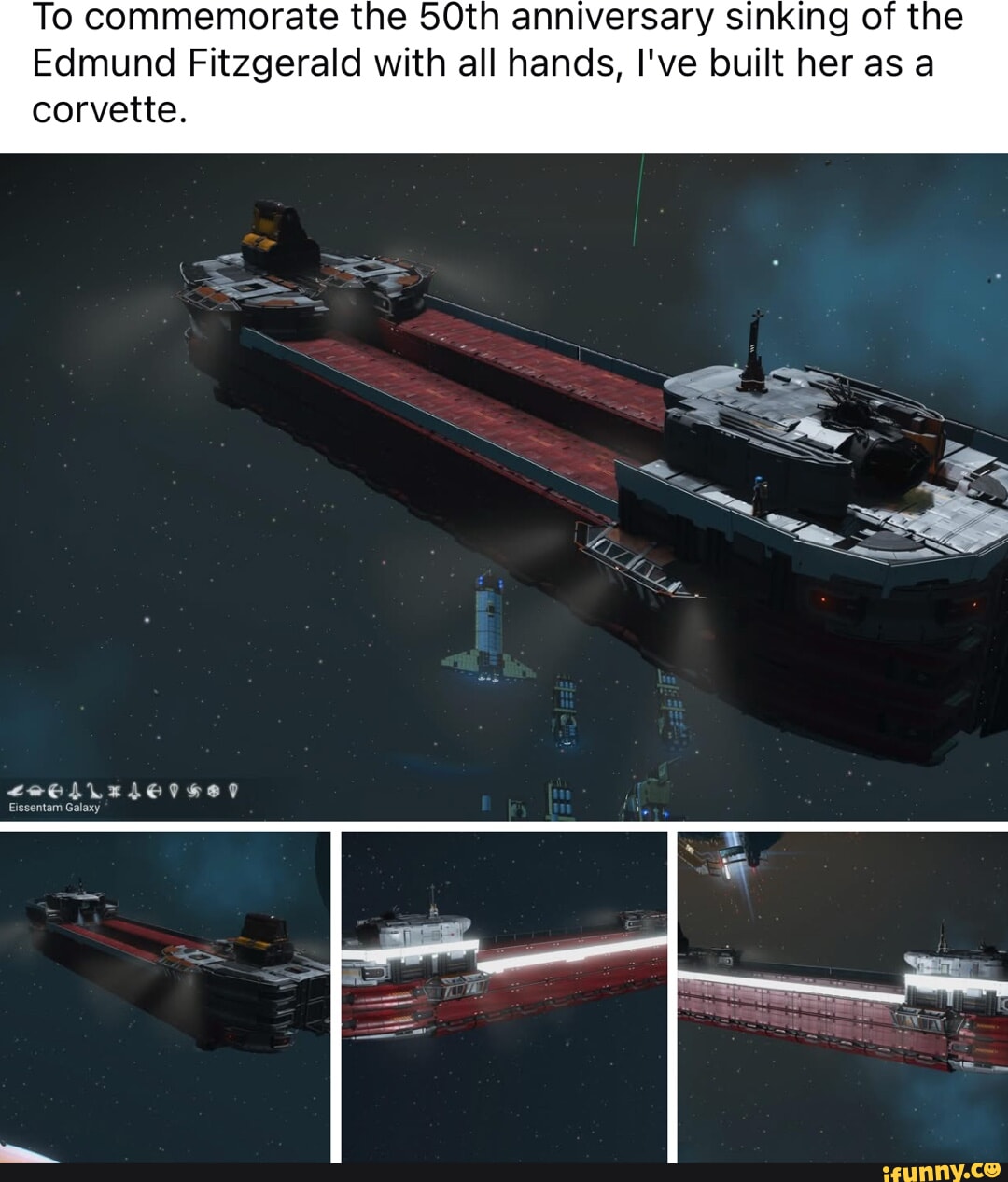 To commemorate the 50th anniversary sinking of the Edmund Fitzgerald ...