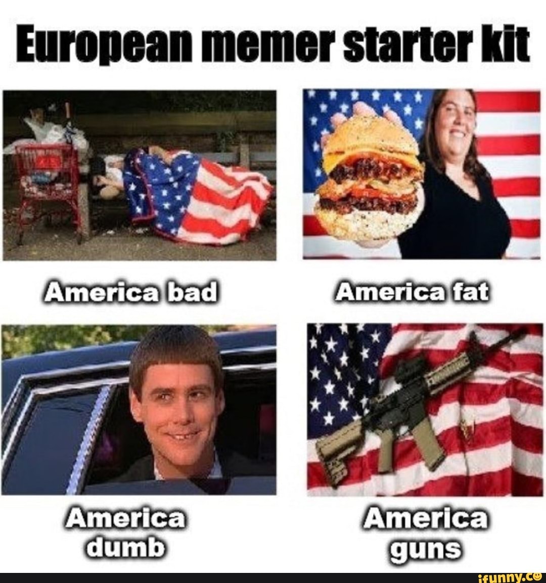 dumb american meme