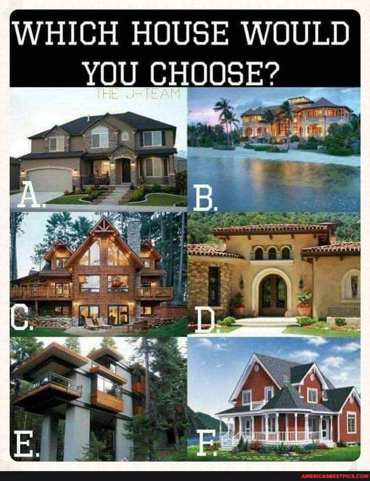 WHICH HOUSE WOULD YOU CHOOSE?