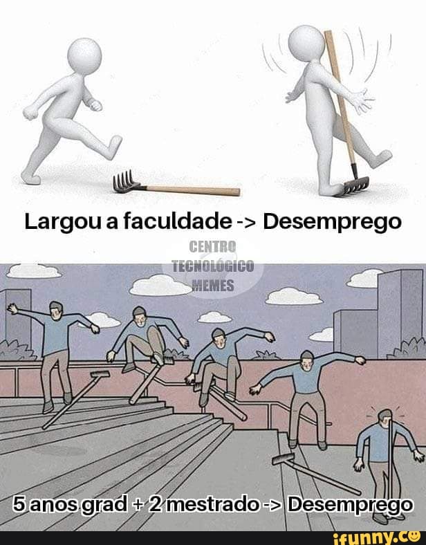 Largou a faculdade Desemprego
CENTRO
<A HEI
Sjanos giad ->I Desemprego