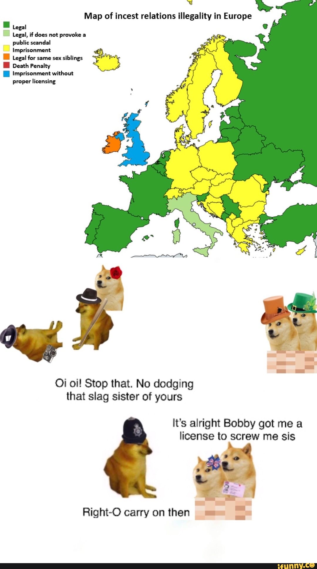 дог секс Map of incest relations illegality in Europe Legal Legal, if does not  provoke a public scandal