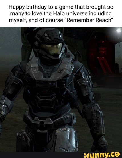 Happy birthday to a game that brought so many to love the Halo universe ...