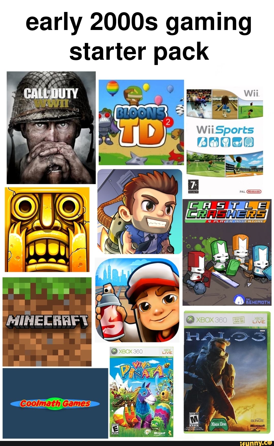 Early 00s Gaming Starter Pack Wii Wii Sports