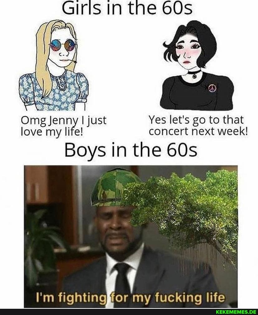 Girls In the
Omg Jenny just Yes let's go to that love my life! concert next week!
Boys in the
For fuckina life