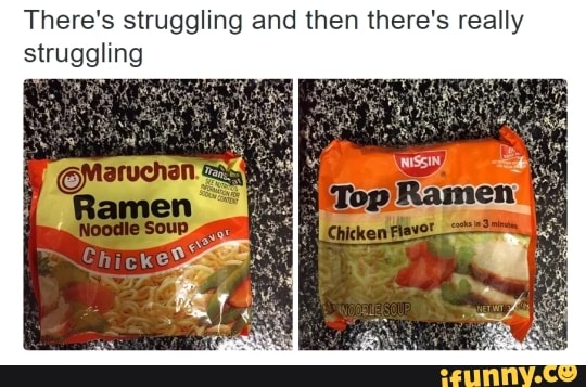 There's struggling and then there's really
struggling