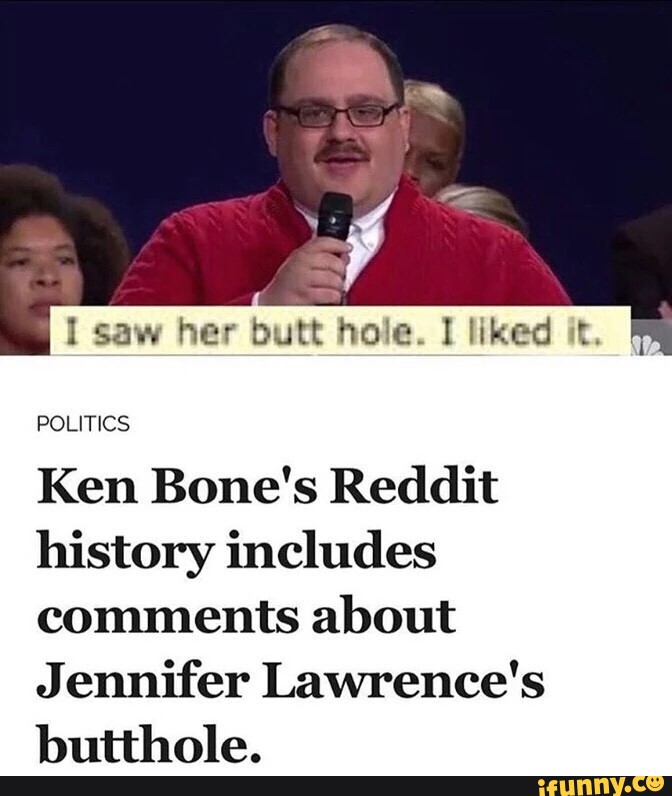 Politics Ken Bone S Reddit History Includes Comments About J Ennifer Lawrence S Butthole