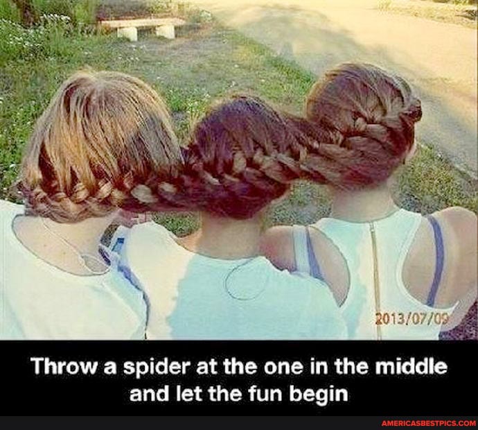 Throw a spider at the one in the middle and let the fun beain