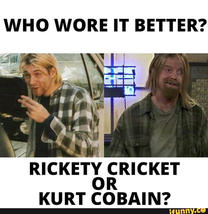 Kurt wore it better. But this was really cool for me