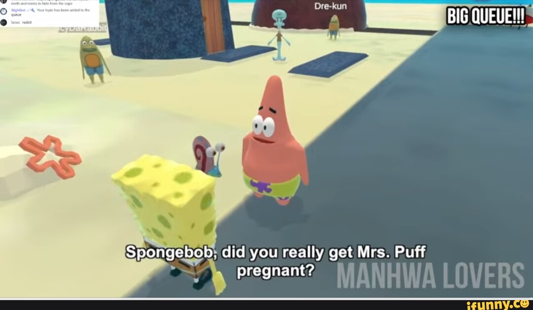 pregnant spongebob