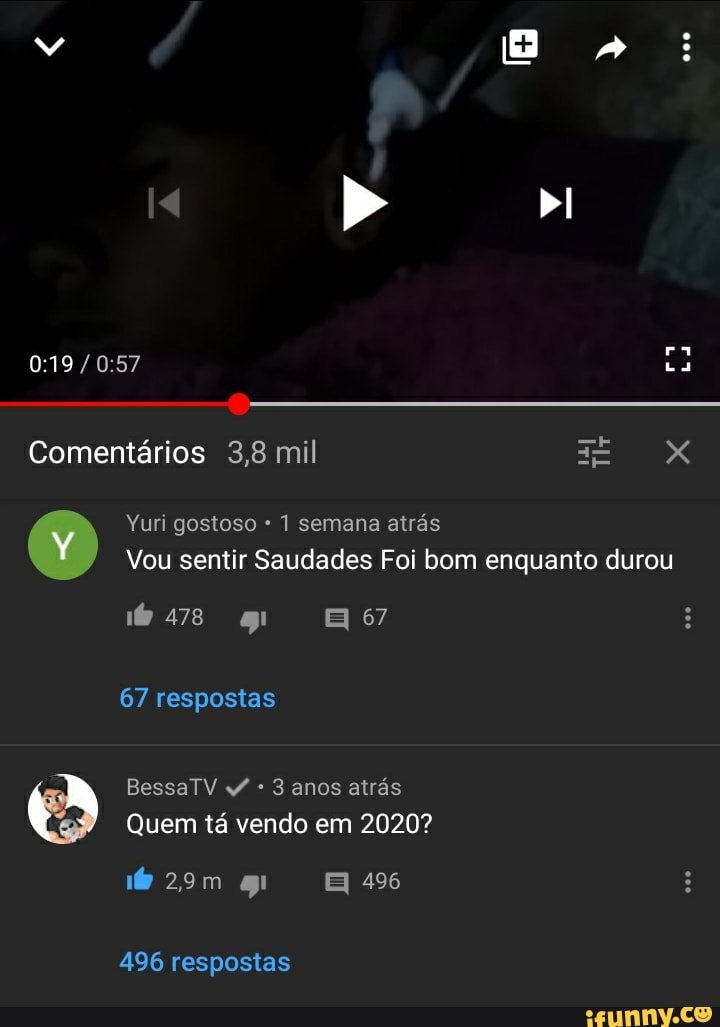 Yuri gostoso 1 semana atrás
Vou sentir Saudades Foi bom enquanto durou
BessaTV 4 3 anos atrás
Quem tá vendo em 2020?