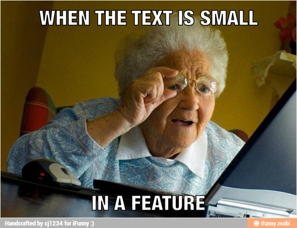WHEN THE TEXT 1S,SMALL