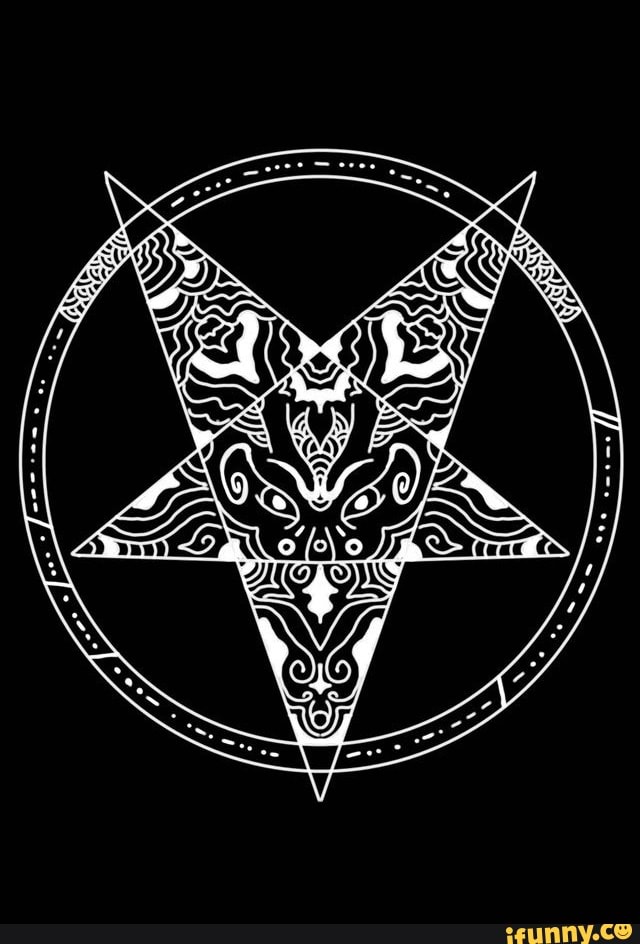 baphomet, pentagram, satanic, satanist, satan, satanism