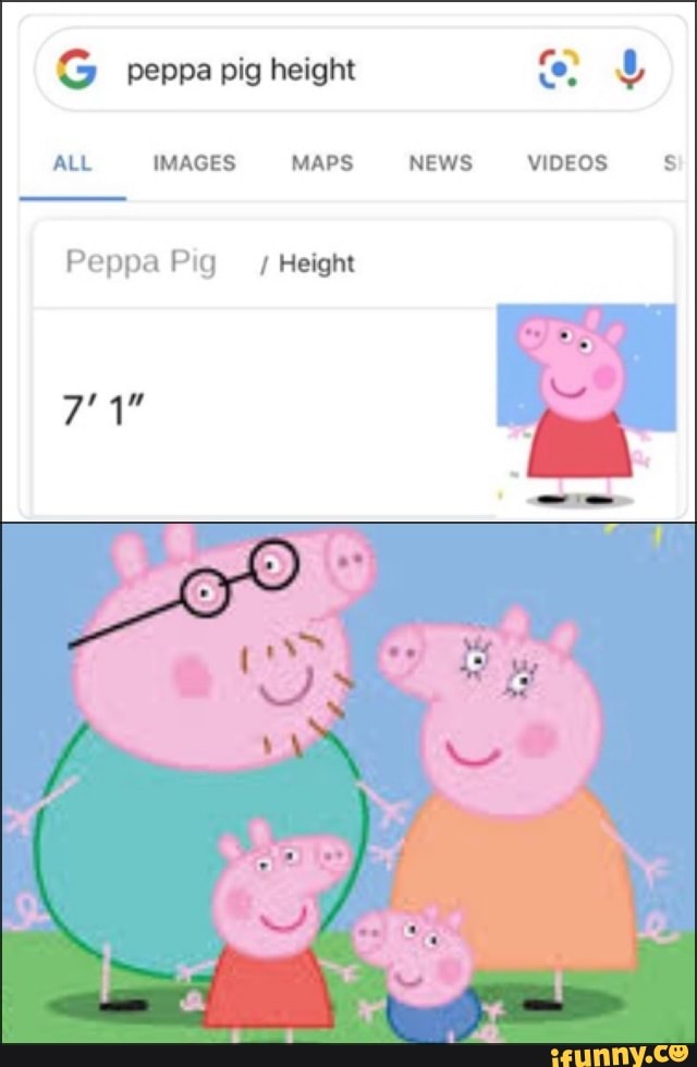 Peppa Pig / Height 7’ 1