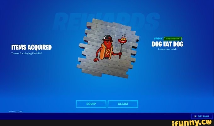 ITEMS ACQUIRED BOG EAT DOG