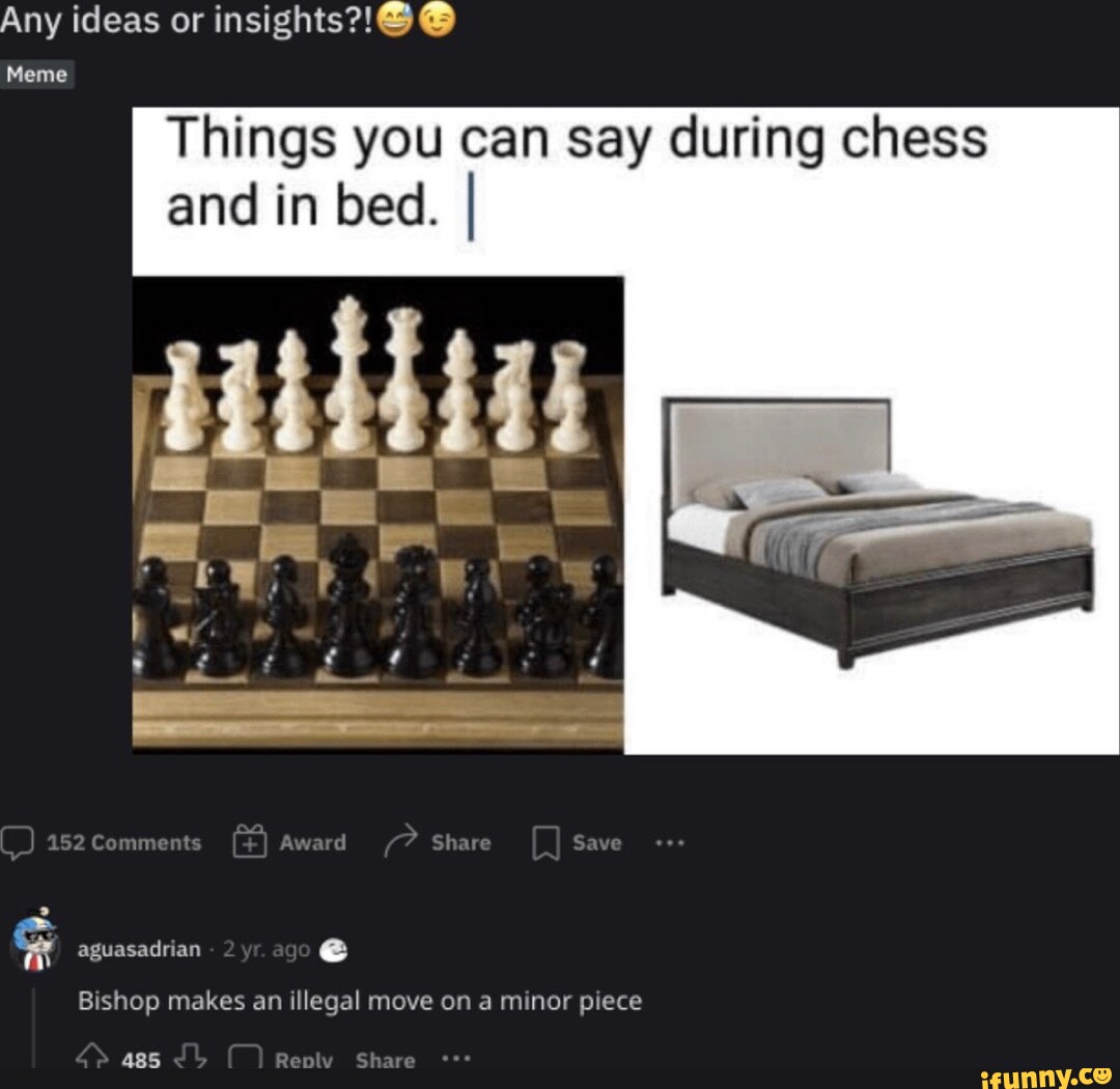 Things You Can Say During Chess 
