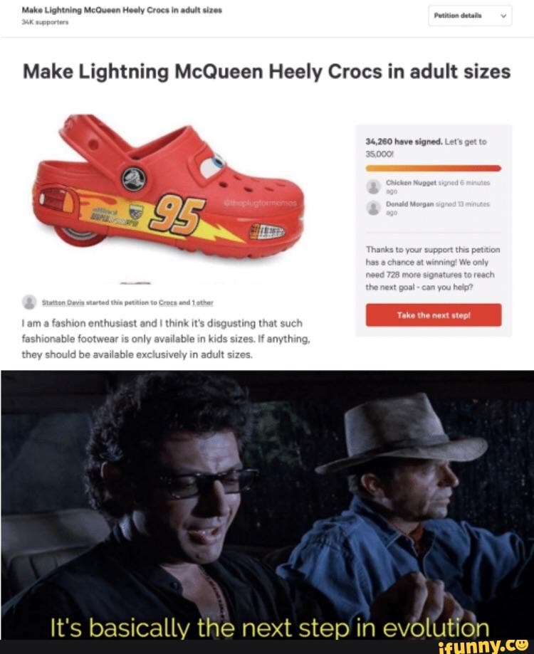 lightning mcqueen crocs adults